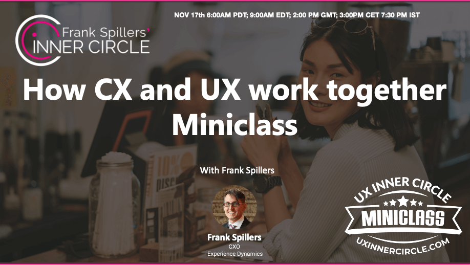 What is the difference between CX/ UX? (VIDEO)