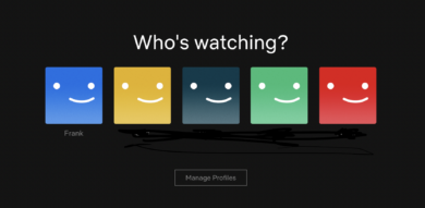 Netflix who's watching screen sociability example