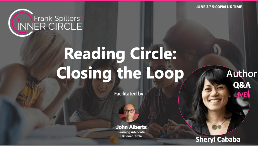 Live author Q&A Sheryl Cababa (Closing the Loop)